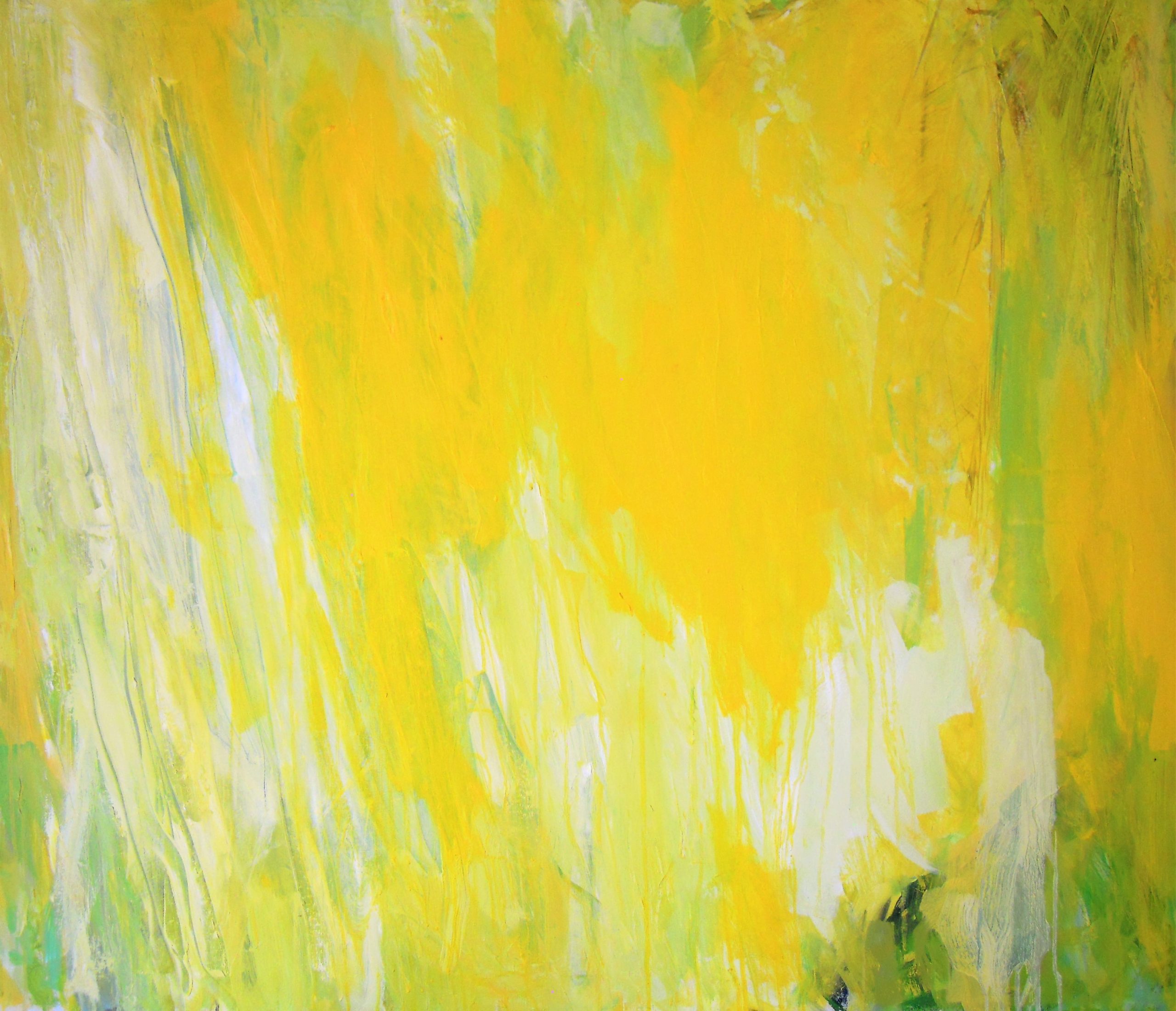 John-Paysage imaginaire. Fete du jaune I. Olieverf. h125xbr150