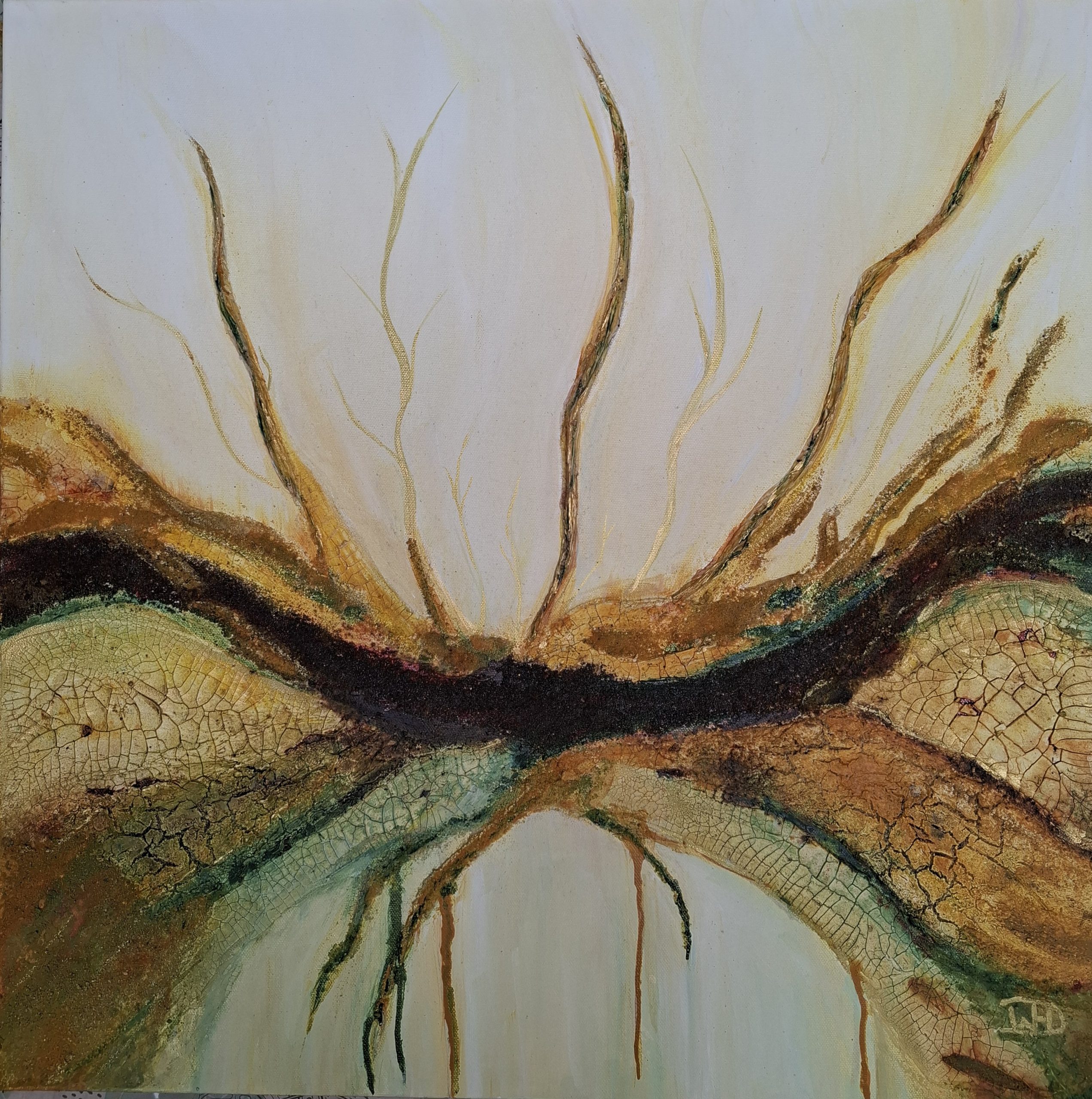 Golden Light 60x60cm