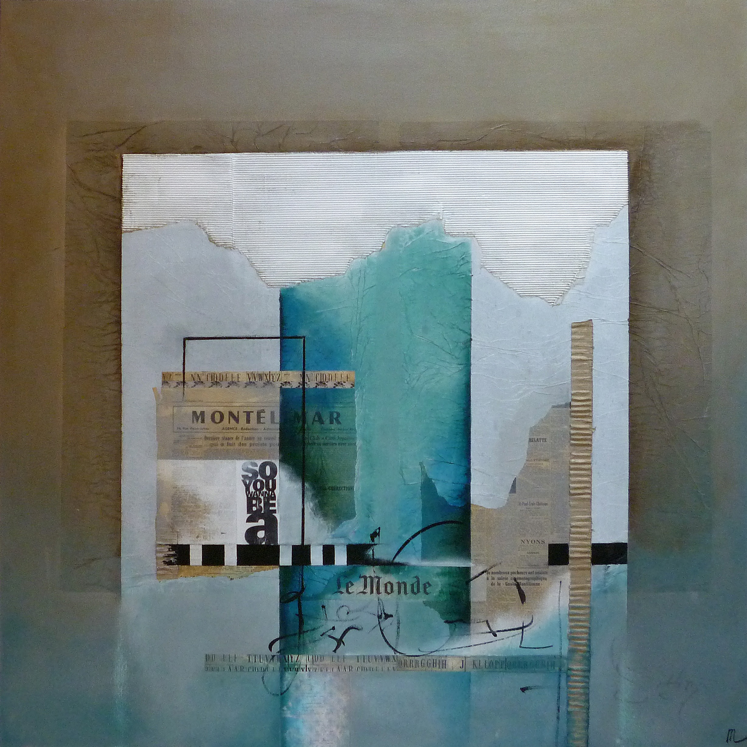 Espoir pour l'avenir 120 x 120 cm