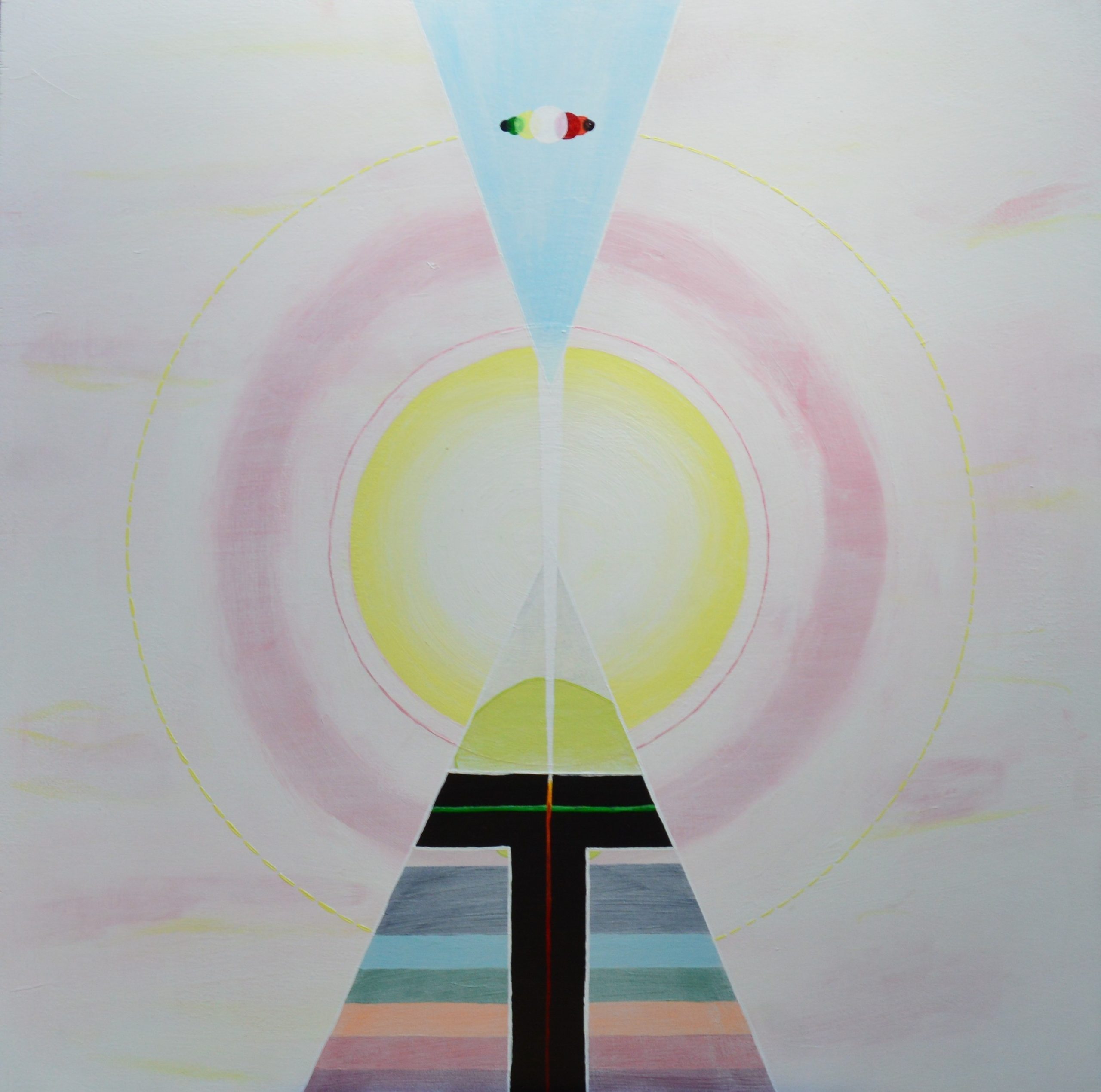 Spring 60x60 cm 2025 Triangles 150x100 cm