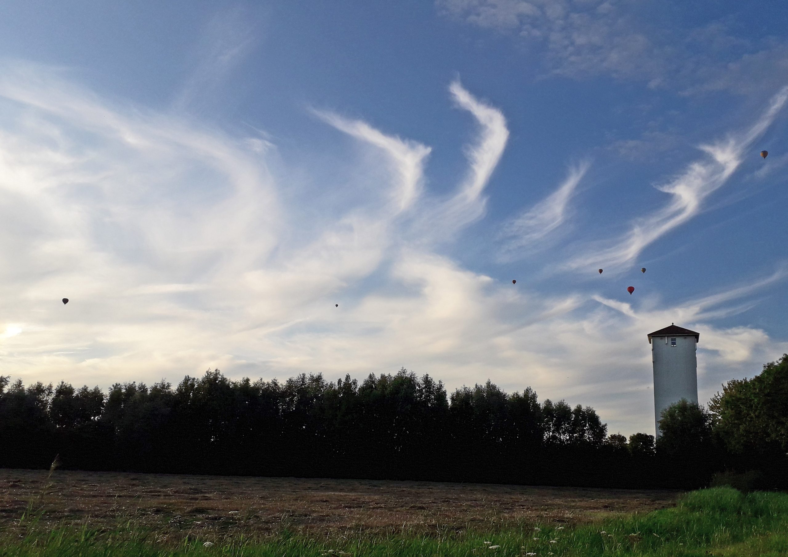 Lucht met ballonnen