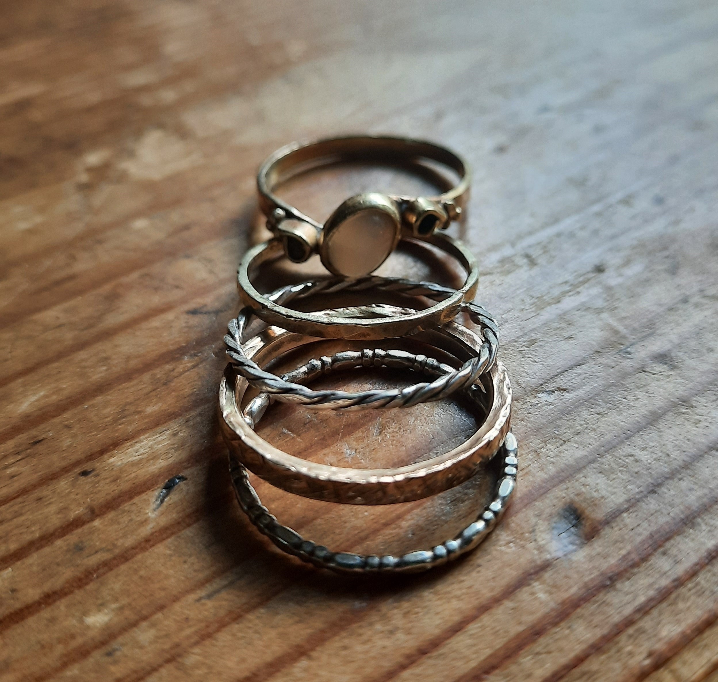 ringen oud goud en zilver