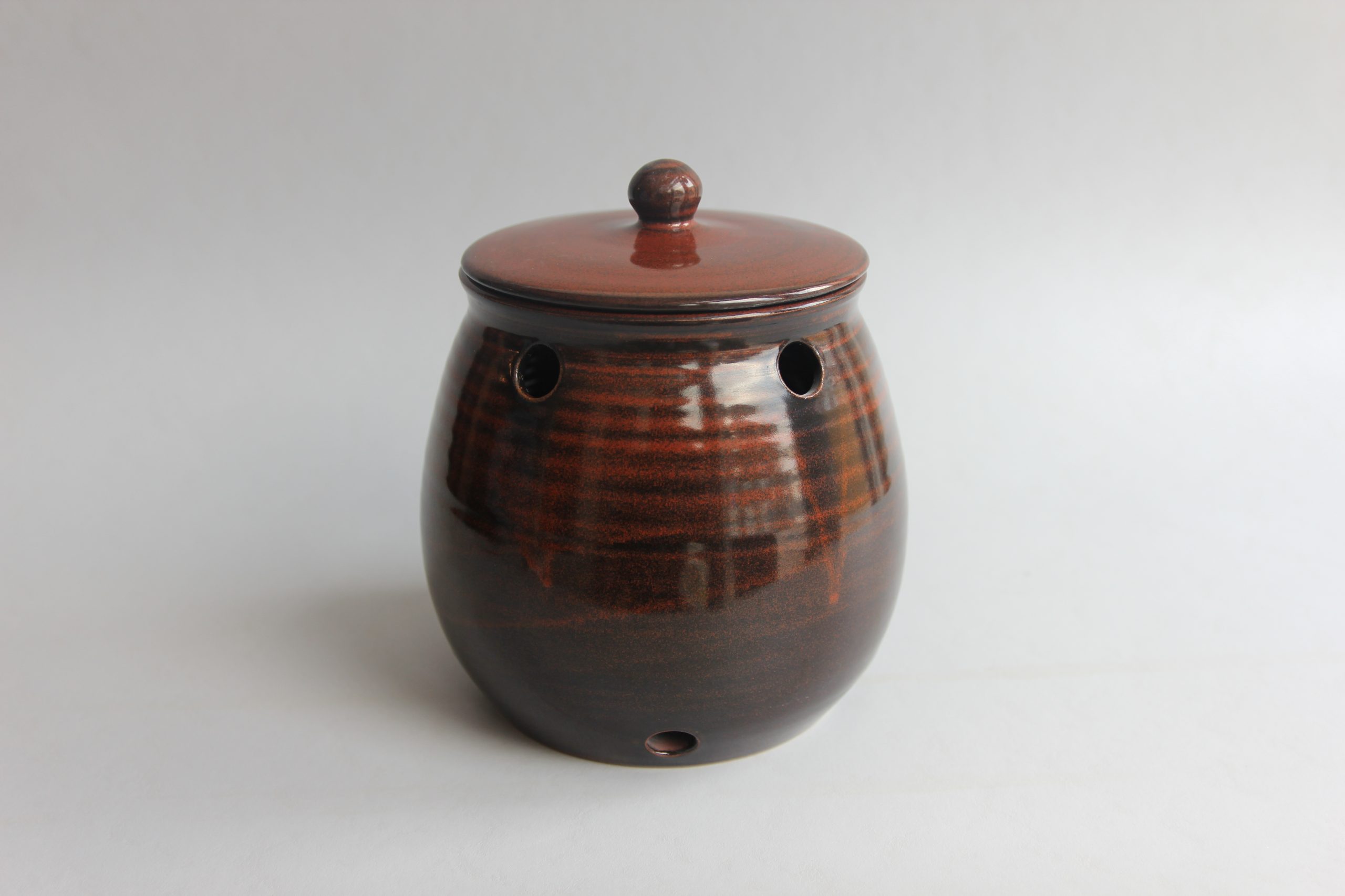 Uienpot steengoed 21x18cm