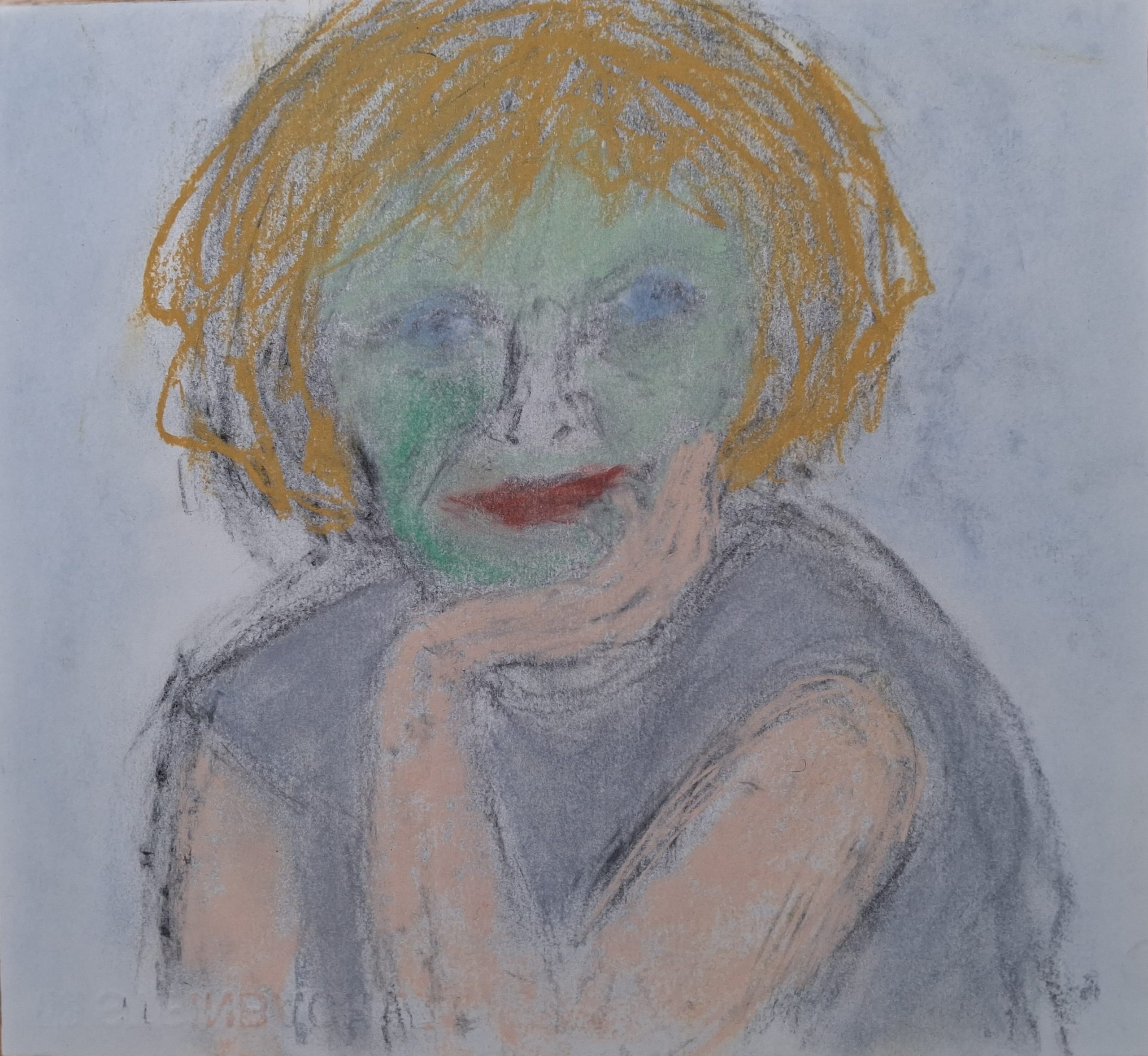 portret 25 cm x 23 cm